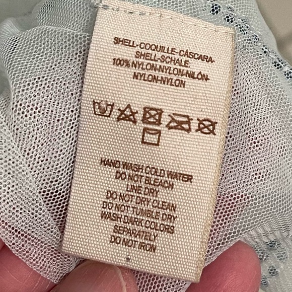 Free People Sheer Blue Embellished Dress Small - Picture 12 of 14